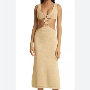 Cult Gaia Mert Cutout Midi Dress